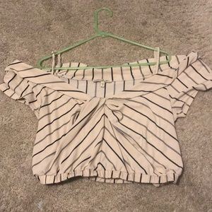 Express cropped top